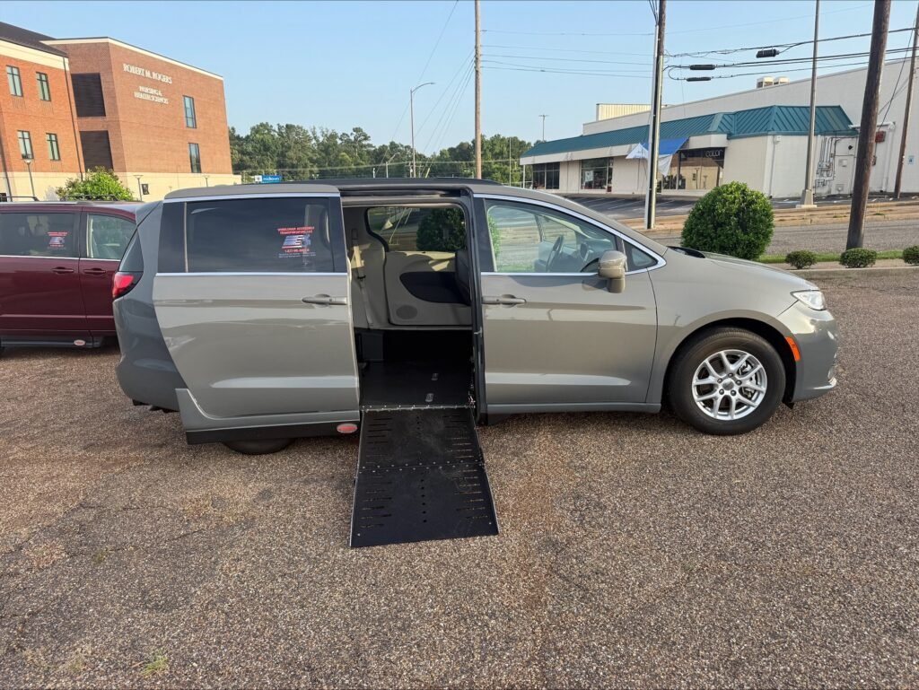 This image is of a Wheelchair Van and includes a view of the vehicle itself so customers can assess the van against their needs.